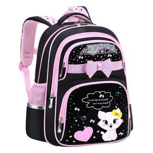 Korean Primary PU Leather School Bag